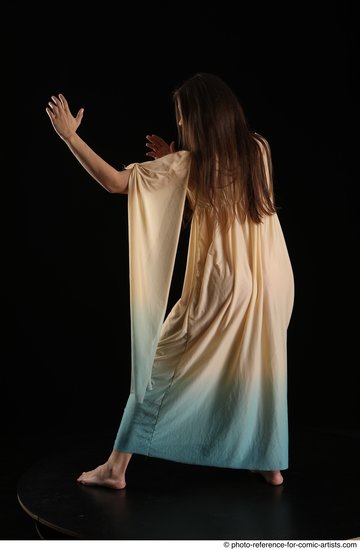 Woman Adult Average White Martial art Standing poses Casual