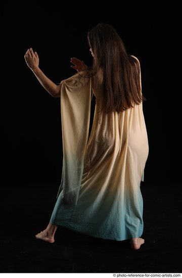 Woman Adult Average White Martial art Standing poses Casual