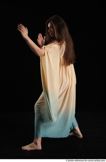 Woman Adult Average White Martial art Standing poses Casual