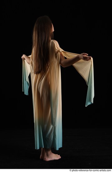 Woman Adult Average White Neutral Standing poses Casual