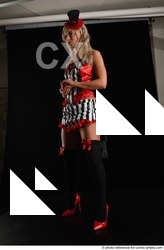 Woman Adult Average White Neutral Standing poses Casual