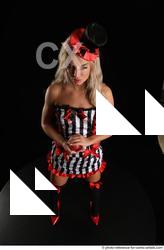 Woman Adult Average White Neutral Standing poses Casual