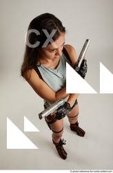 14 2018 01 SHRIMA STANDING POSE WITH TWO GUNS