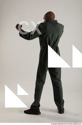 Man Adult Average Black Fighting without gun Standing poses Casual