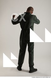 Man Adult Average Black Fighting without gun Standing poses Casual