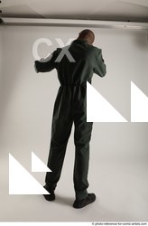 Man Adult Average Black Fighting without gun Standing poses Casual