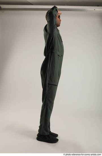Man Adult Average Black Neutral Standing poses Army