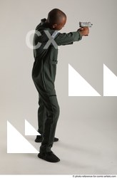 Man Adult Average Black Fighting without gun Standing poses Army