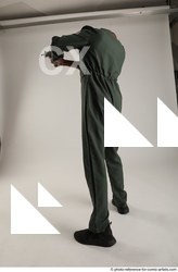 Man Adult Average Black Fighting without gun Standing poses Army