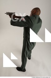 Man Adult Average Black Fighting without gun Standing poses Army