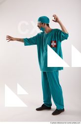 Man Adult Athletic White Daily activities Standing poses Casual