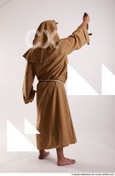 Man Adult Chubby White Fighting without gun Standing poses Coat