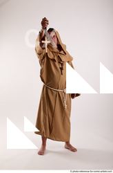 Man Adult Chubby White Fighting without gun Standing poses Coat