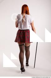 Woman Adult Average White Fighting without gun Standing poses Casual