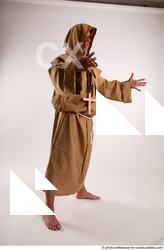 Man Adult Chubby White Magic Standing poses Coat