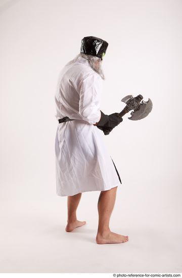 Man Adult Chubby White Daily activities Standing poses Coat