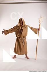 Man Adult Average White Magic Standing poses Coat