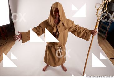 Man Adult Average White Magic Standing poses Coat