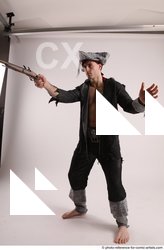 18 JACK PIRATE STANDING POSE WITH GUN 182