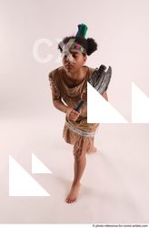 Woman Young Average Black Daily activities Standing poses Casual