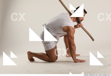 08 2019 01 ATILLA KNEELING POSE WITH SPEAR