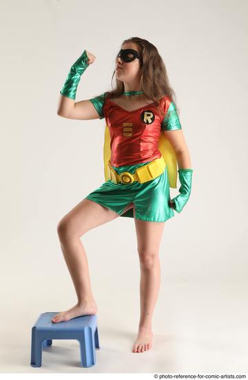 Woman Young Average White Fitness poses Standing poses Casual