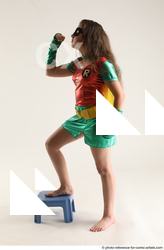 Woman Young Average White Fitness poses Standing poses Casual