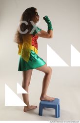 Woman Young Average White Fitness poses Standing poses Casual