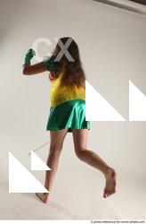 Man Young Average White Fighting with sword Standing poses Casual