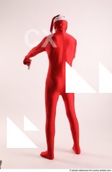 Man Adult Athletic Another Fighting with gun Standing poses Casual