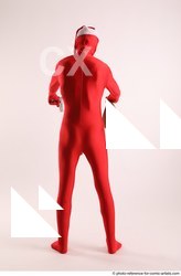 Man Adult Athletic Another Fighting with gun Standing poses Casual