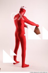 Man Adult Athletic Another Fighting with gun Standing poses Casual