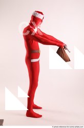 Man Adult Athletic Another Fighting with gun Standing poses Casual