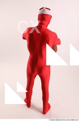 Man Adult Athletic Another Fighting with gun Standing poses Casual