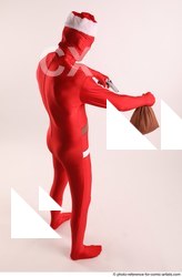 Man Adult Athletic Another Fighting with gun Standing poses Casual