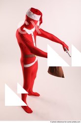 Man Adult Athletic Another Fighting with gun Standing poses Casual