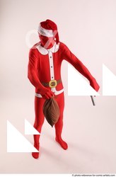 Man Adult Athletic Another Fighting with gun Standing poses Casual