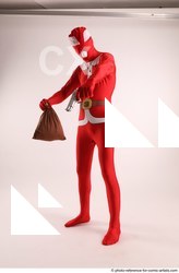 Man Adult Athletic Another Fighting with gun Standing poses Casual