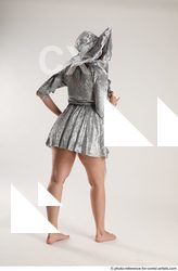 Woman Adult Average White Fighting with gun Standing poses Casual