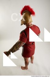 Man Adult Muscular White Daily activities Standing poses Army