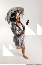 LUCI AVIOL STANDING POSE WITH TWO GUNS (18)