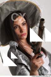 LUCI AVIOL STANDING POSE WITH TWO GUNS (26)