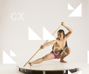 2020 01 ELMER DIFFERENT SITTING POSES WITH SPEAR (8)