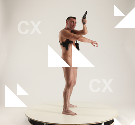 2020 01 MICHAEL NAKED MAN DIFFERENT POSES WITH GUN 4…