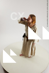 medieval village woman vinga 01a