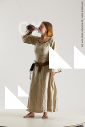 medieval village woman vinga 01b