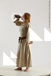 medieval village woman vinga 02b