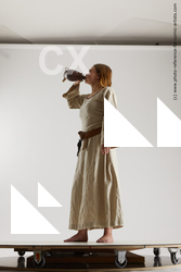 medieval village woman vinga 02c