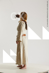 medieval village woman vinga 04b