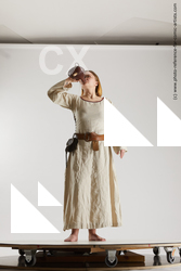 medieval village woman vinga 15c